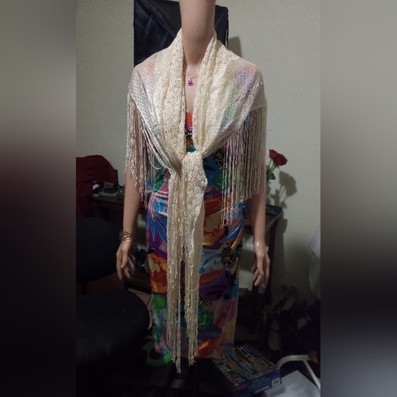 Lauren Ralph Lauren colorful tropical floral faux wrap bodycon dress size M NWOT - Picture 10 of 14